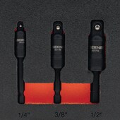 Adapter Sechskant-Vierkant-Set